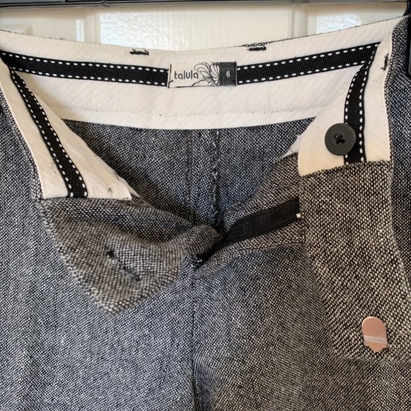 Aritzia Talula Wool Grey Dress Pants - Picture 2 of 9